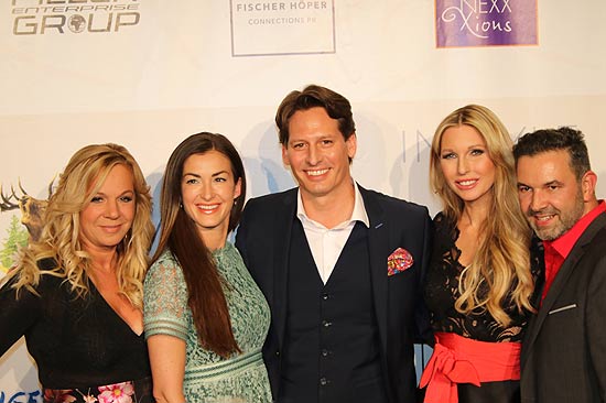 Birgit Fischer Höper,  Claudia Schwarz, Axel Ludwig (Hotel-Direktor „Vier Jahreszeiten Kempinski“), Sabine Piller, Pedro da Silva  (©Fotop: Martin Schmitz)